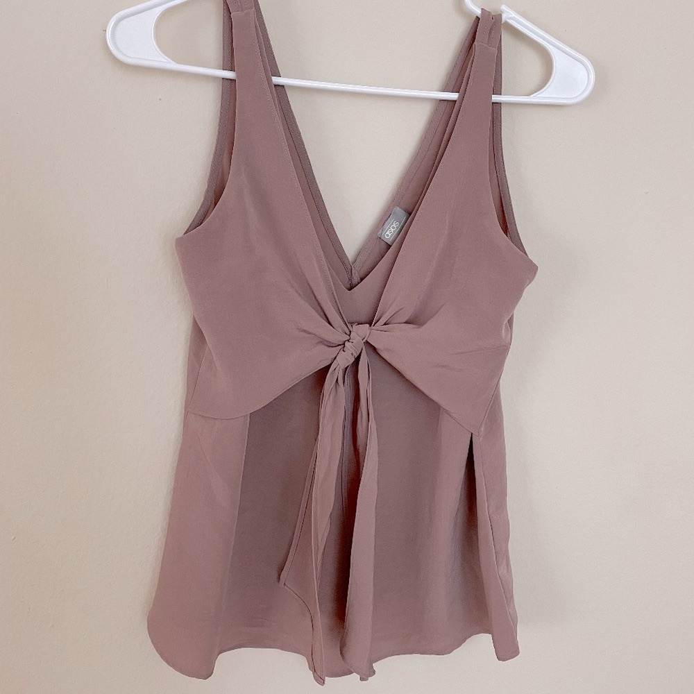 NEW ASOS Flowy Dressy Pink Top